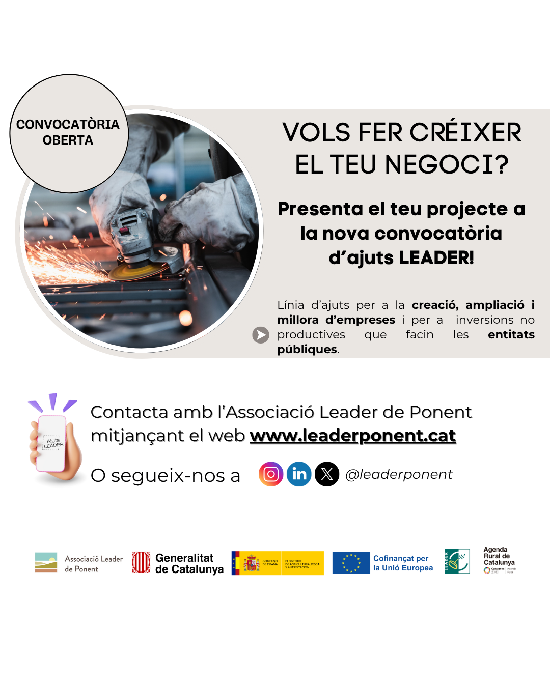 3a Sessió informativa Ajuts LEADER 2025
