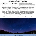El cel de nit i els seus mites a Serra de Bellmunt - Almenara