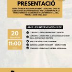 Presentació EDL Grups d'acció local de les Terres de Lleida i alineació amb Agenda per a la Transformació Econòmica de les Terres de Lleida, Pirineu i Aran 2020-2027