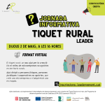 Sessió informativa virtual sobre el Tiquet Rural