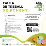 TAULA DE TREBALL de PONENT - LIFE eCOadapt50